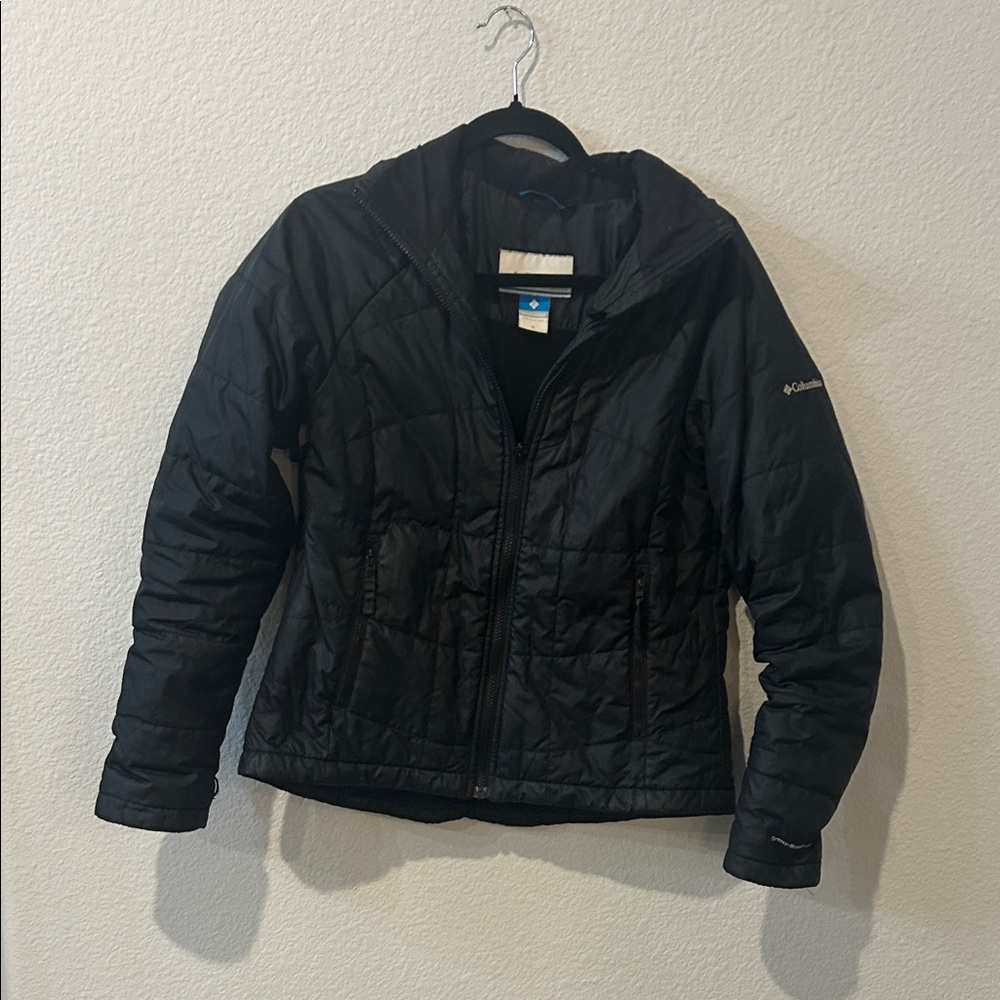 Columbia Women's Quilted Black Ski Jacket‎